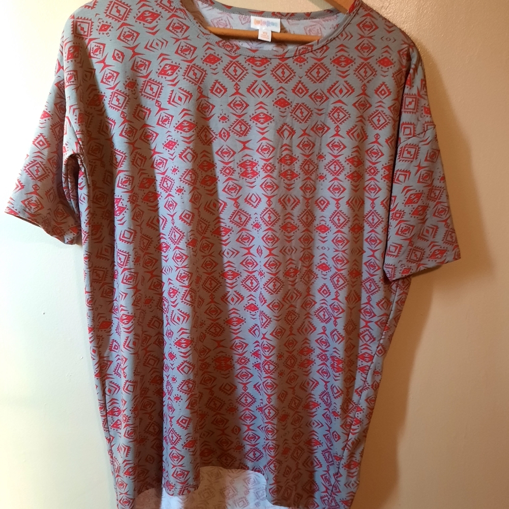 Aztec Pattern LuLaRoe Irma Top